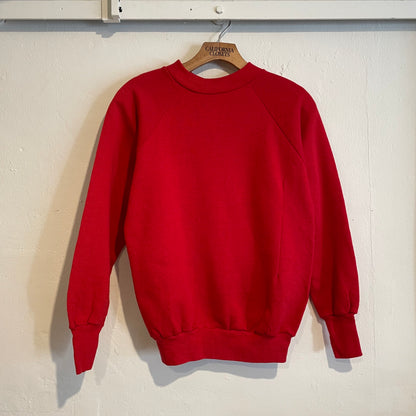 Raglan Blanc Sweatshirt Red