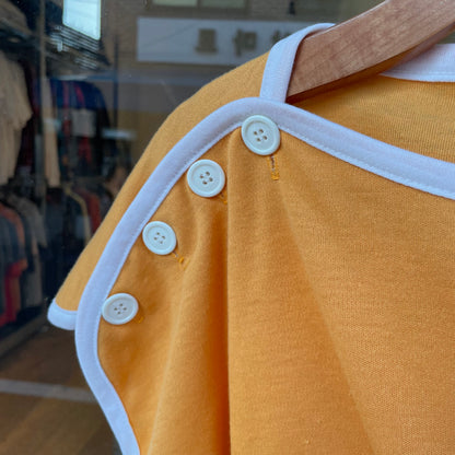Snap Button T-Shirt Yellow