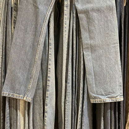 Blue 501 Button Fly Denim Jeans