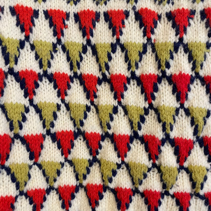 Raglan Pattern Knit Sweater Ivory