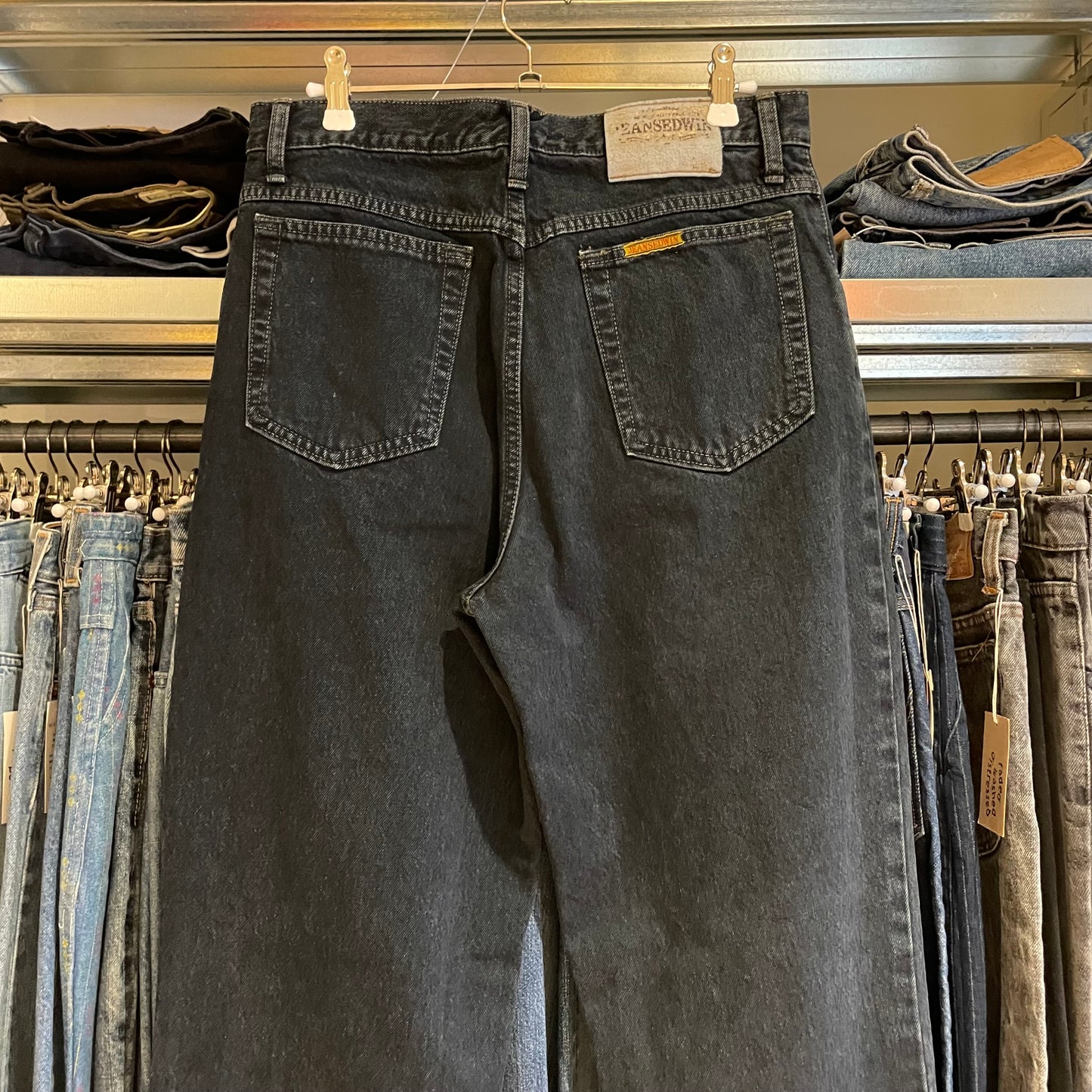 Newton Jeans Black Washed Denim