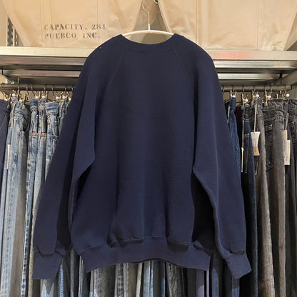 Cable Gypsy Sweatshirt Raglan Navy 50/50