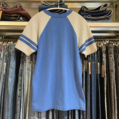 US Navy Aviano Italy Ringer Tee Blue M