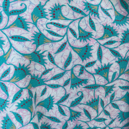 Floral Short Sleeve Shirt Green