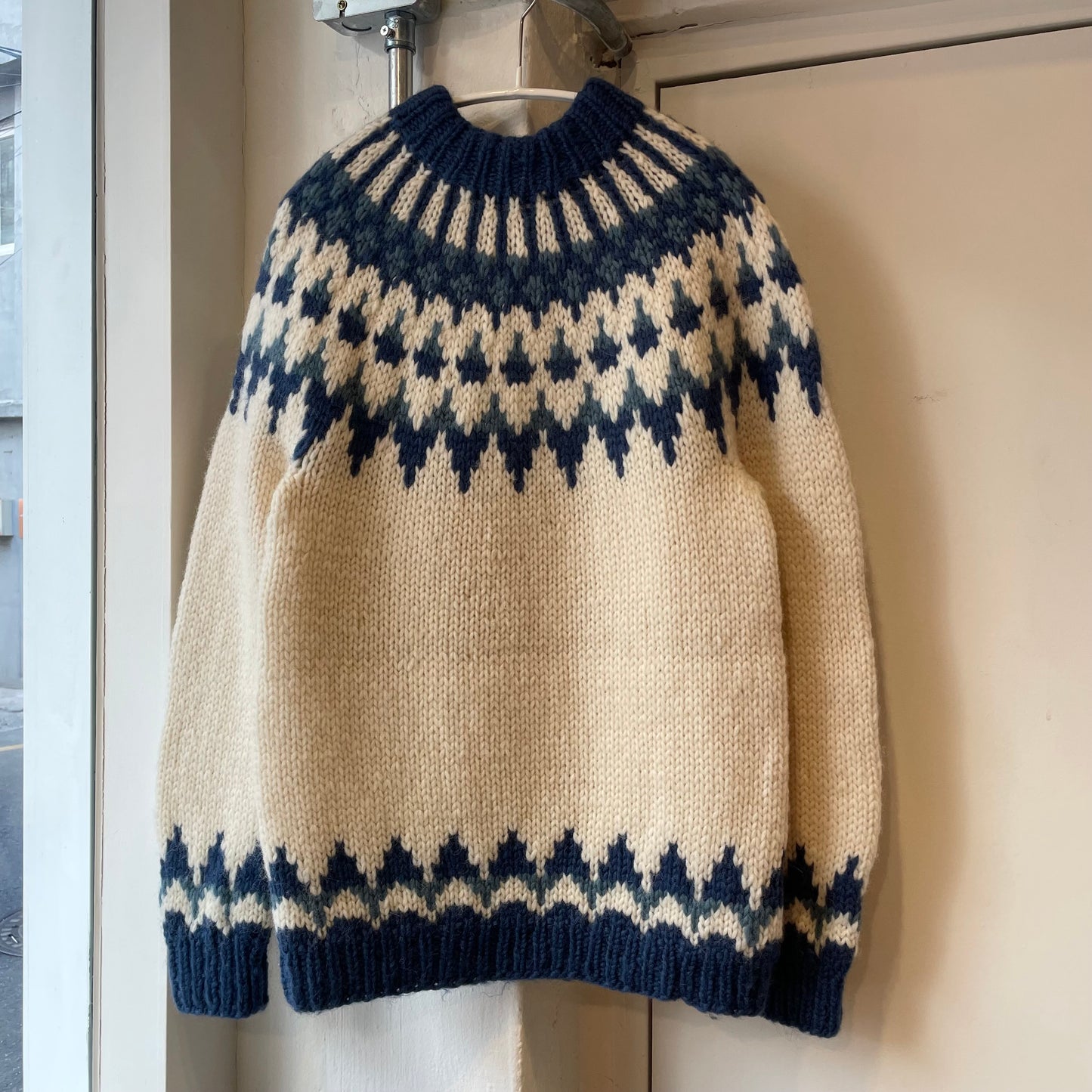 Lopapeysa Knit Sweater Blue