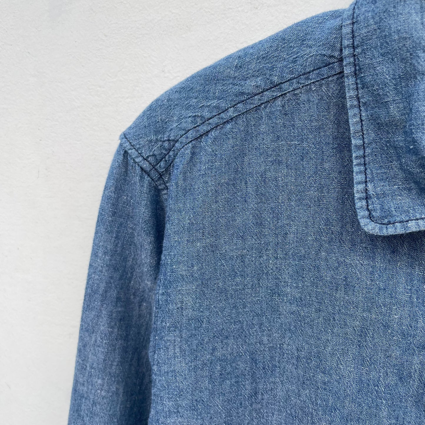 Denim Chambray Shirt Blue