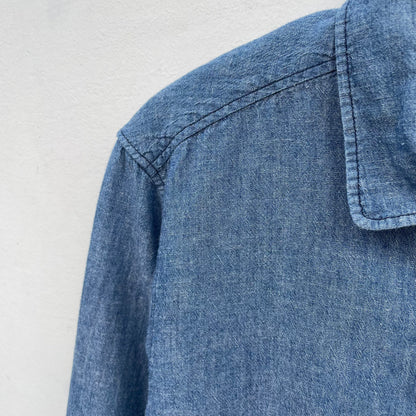 Denim Chambray Shirt Blue