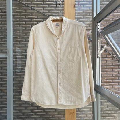 Shawl Collar Shirt Ivory