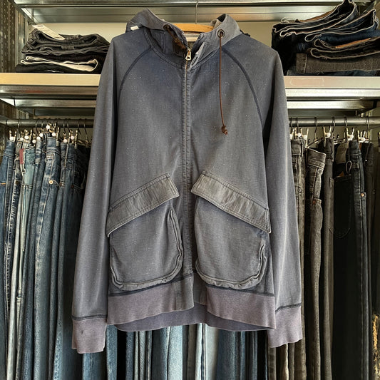 Wet Weather Parka Navy Cotton Military-Inspired