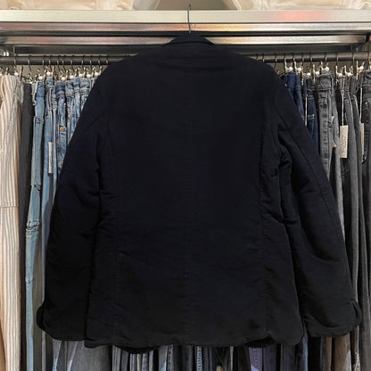 Melton Wool Tailored Jacket Black