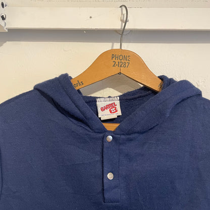 Hooded Vest Sweatshirt Navy