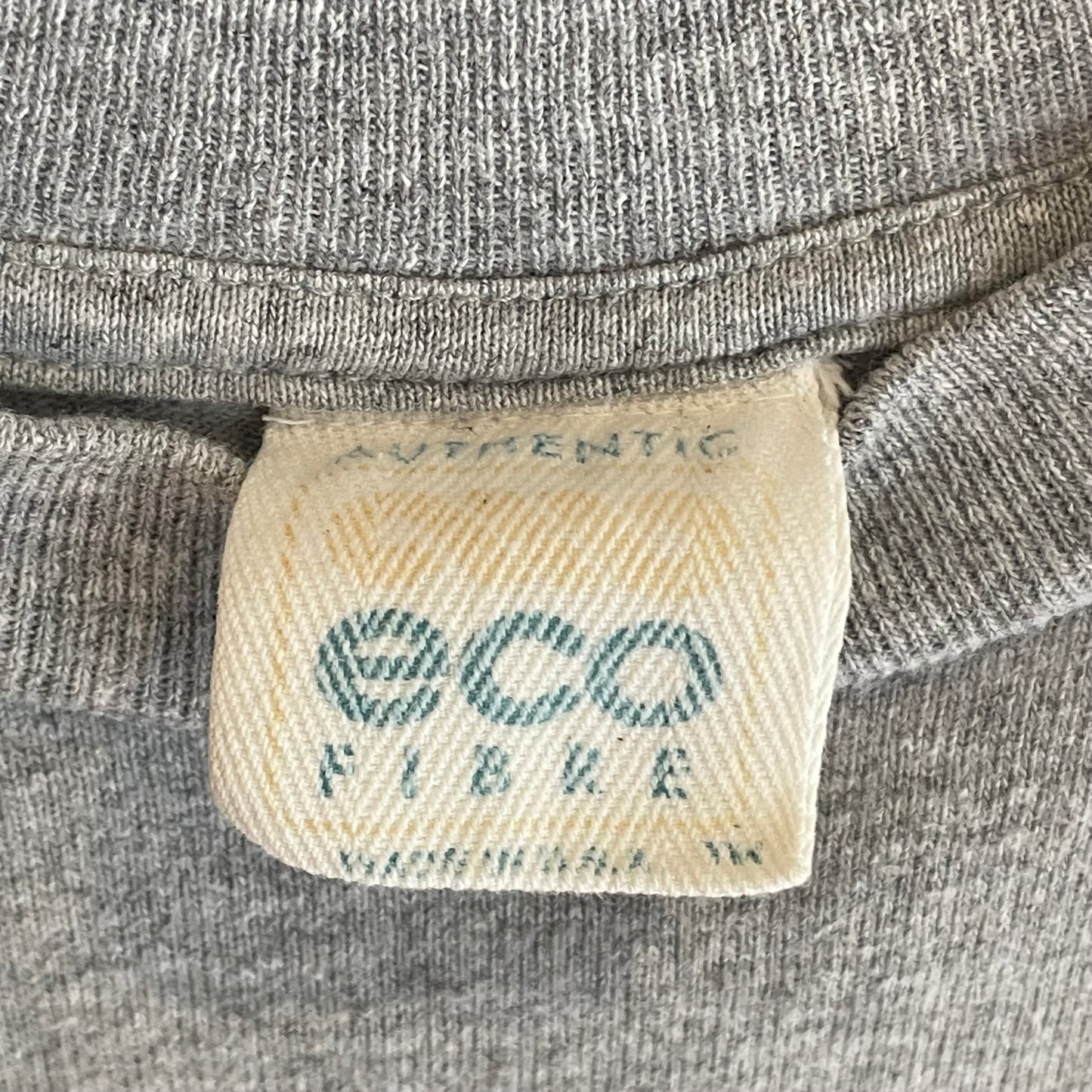 Eco Fibre T-Shirt Gray Cotton