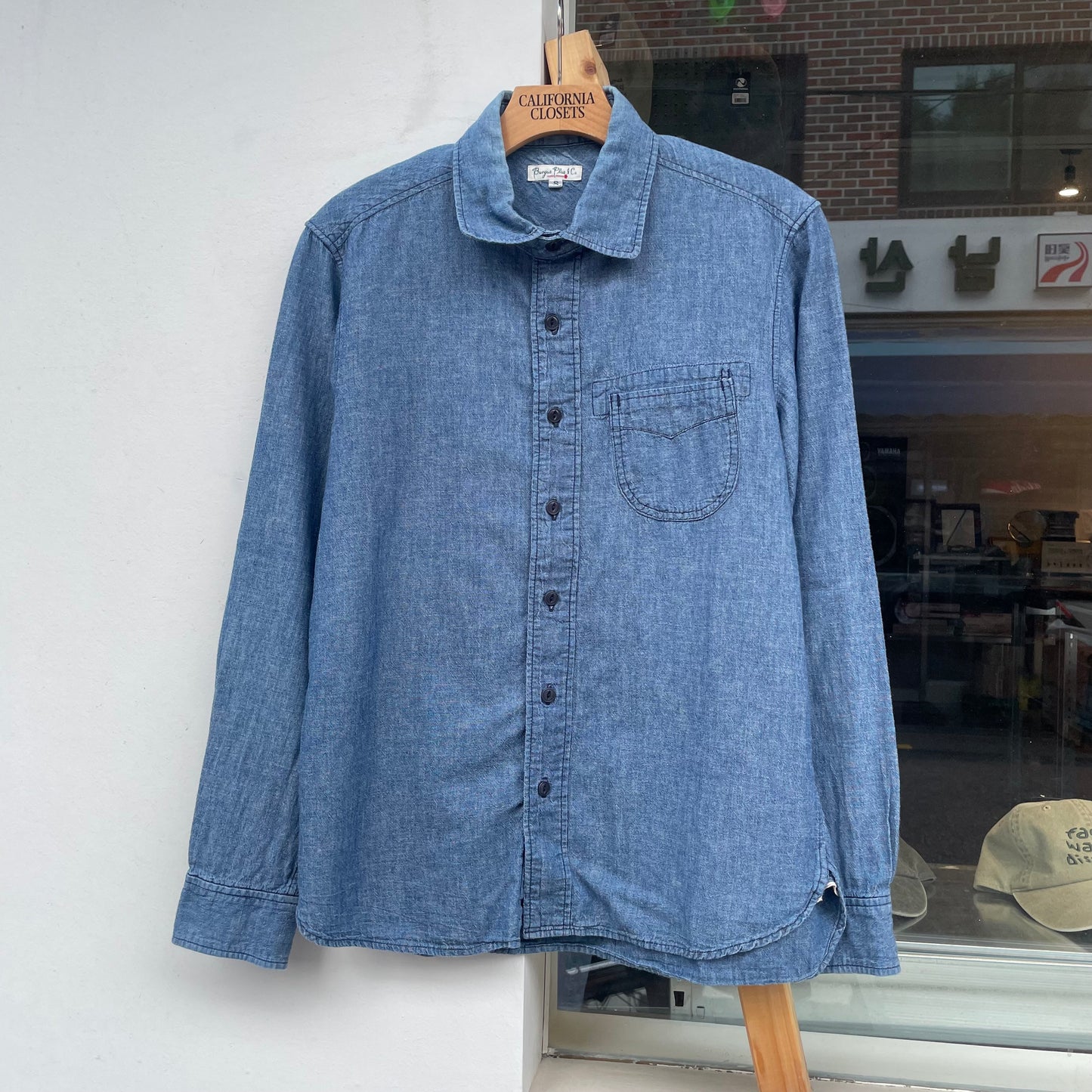 Denim Chambray Shirt Blue