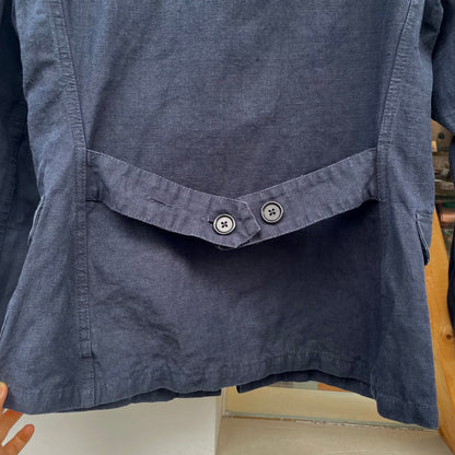 Linen Coverall Navy