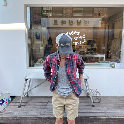 Plaid Check Shirt Red