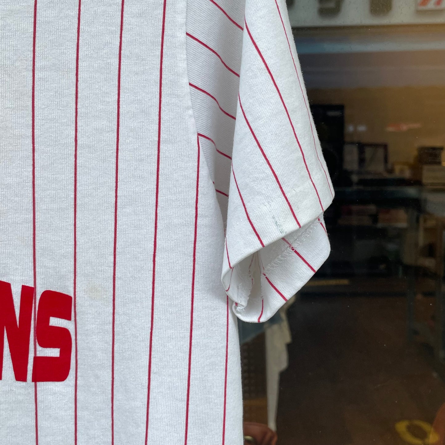 Captains Pinstripe Baseball Jersey Tee