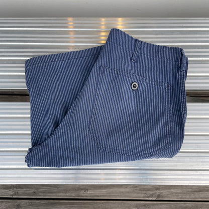 Hickory Stripe Shorts Blue