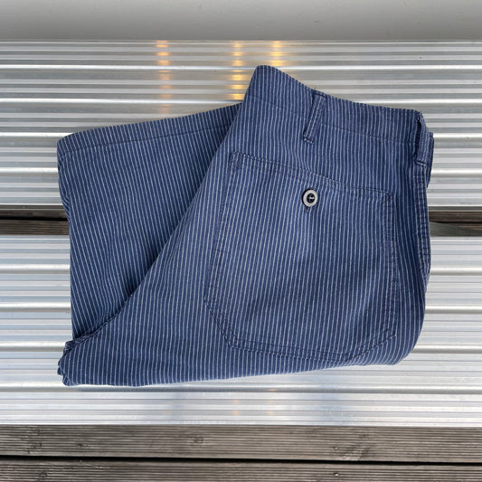 Hickory Stripe Shorts Blue