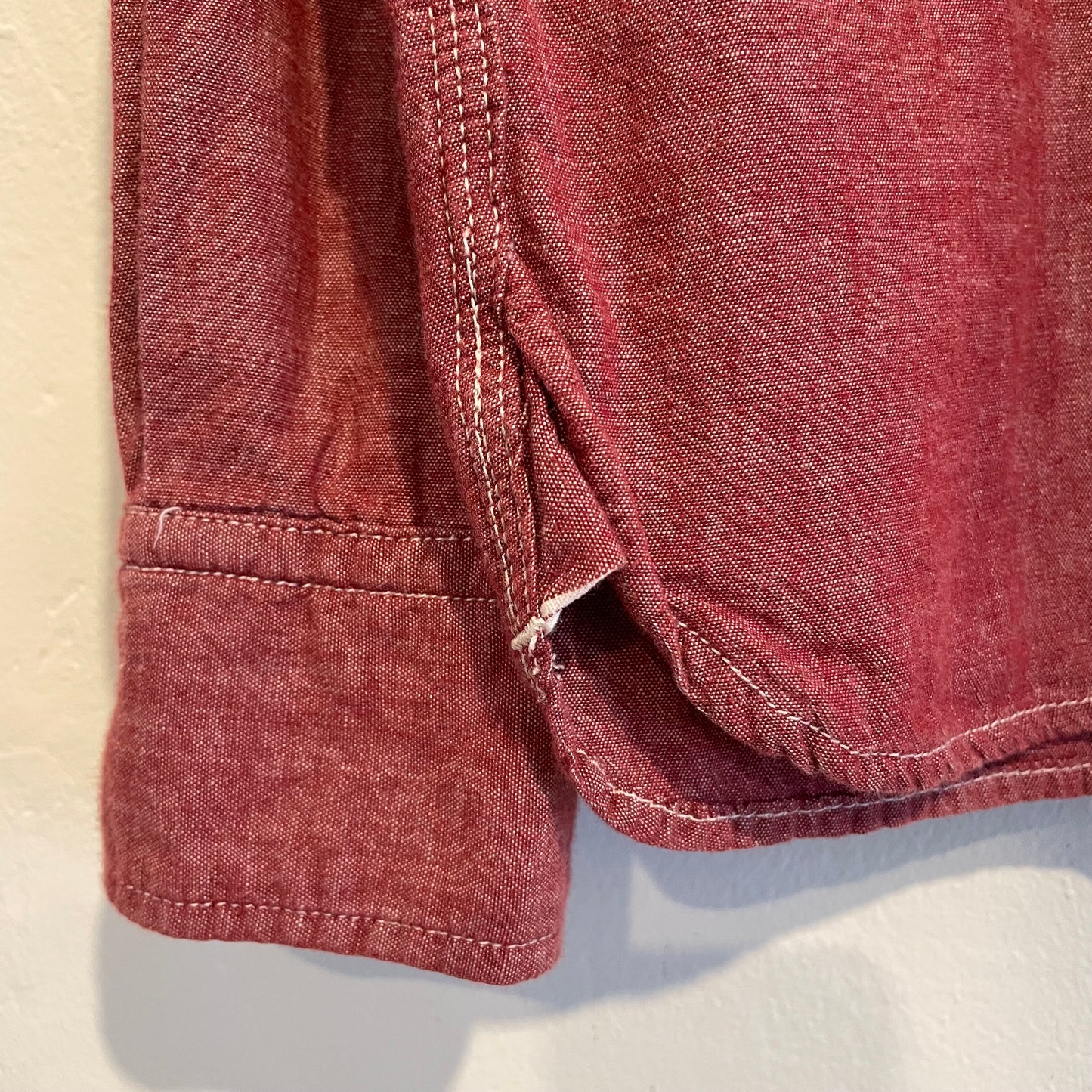 Chambray Work Shirt Red