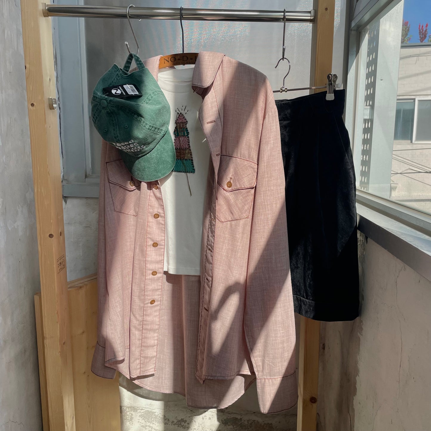 Flap Pocket Shirt Brown