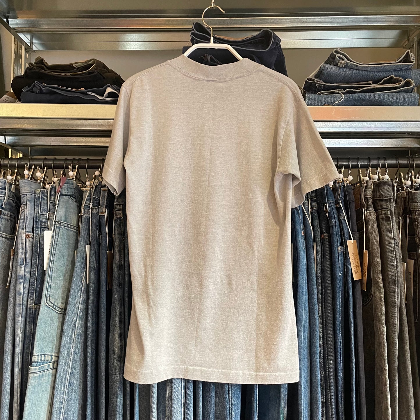 Cowboy Bar Western Graphic Tee Grey