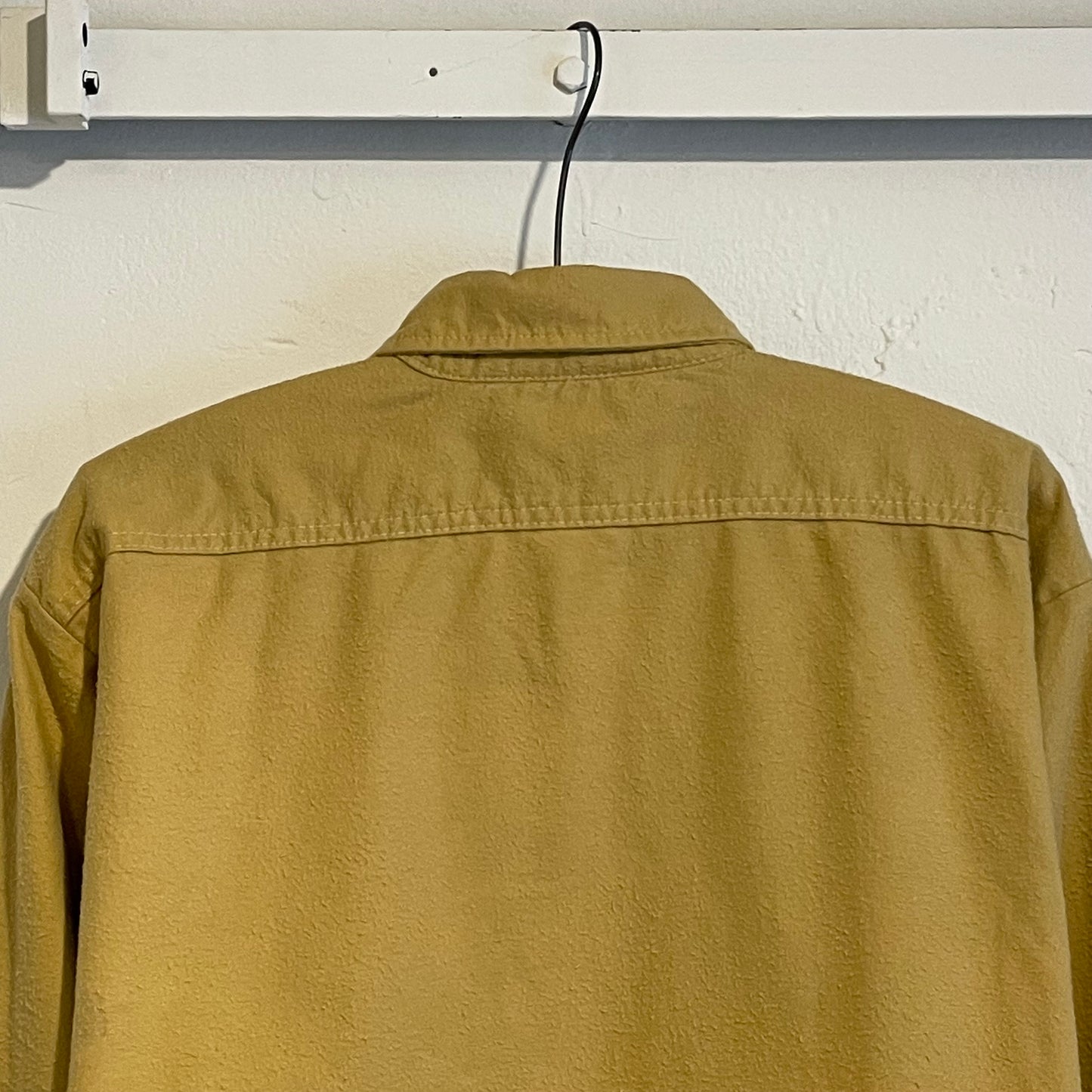 Chamois Cloth Flannel Shirt Khaki