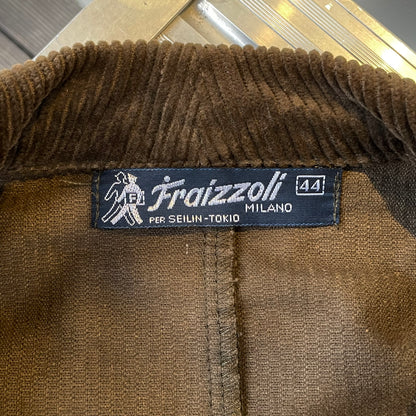 Corduroy Tailored Jacket Brown