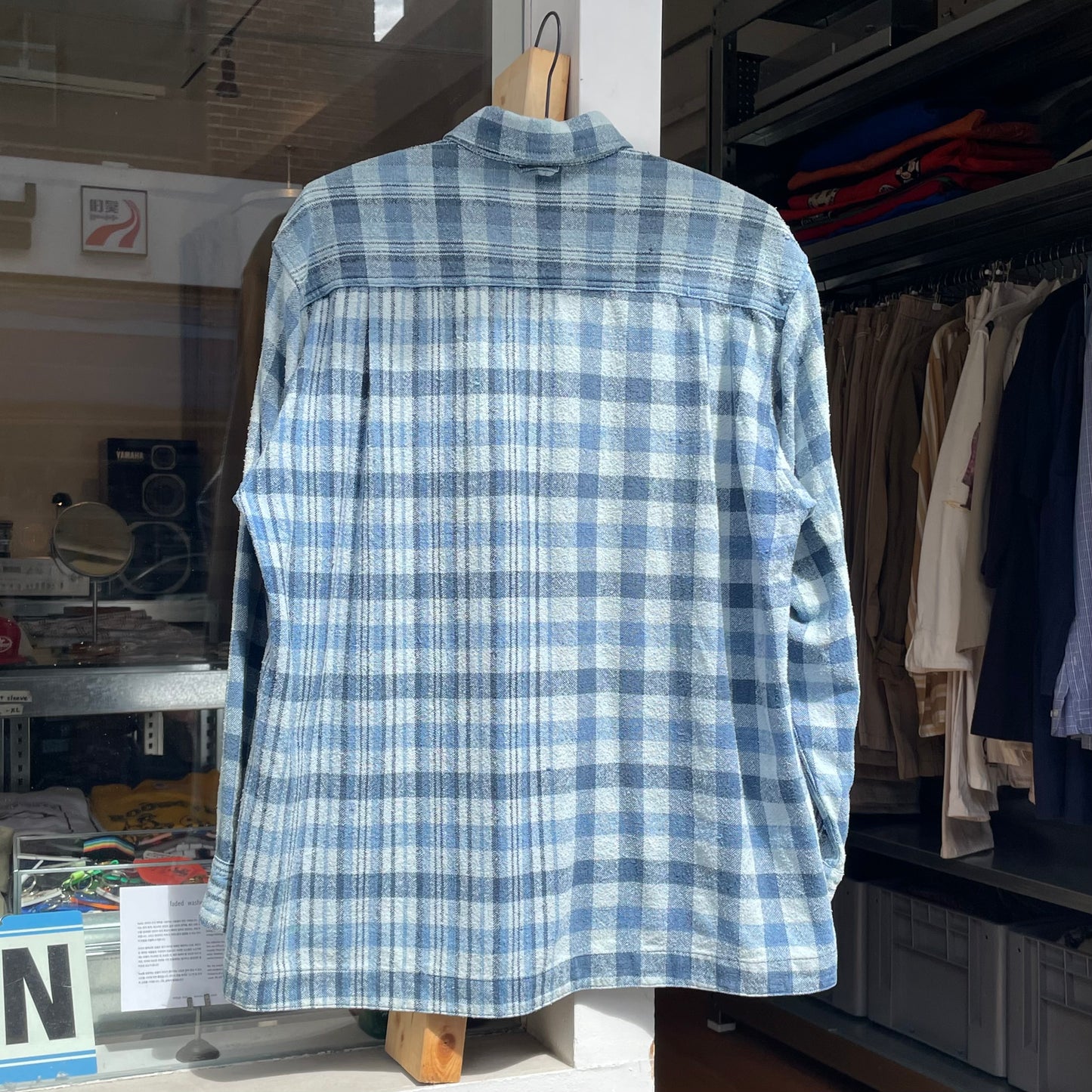 Check Coverall Blue