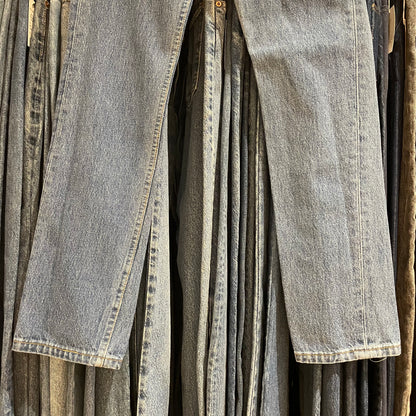 Blue 501 Button Fly Denim Jeans