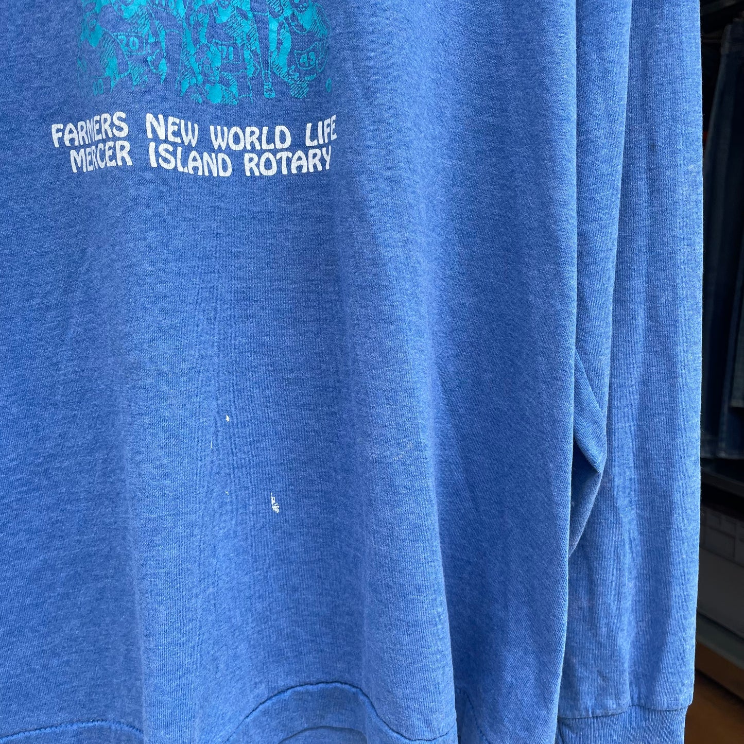 Mercer Island Marathon L/S T-Shirt Blue