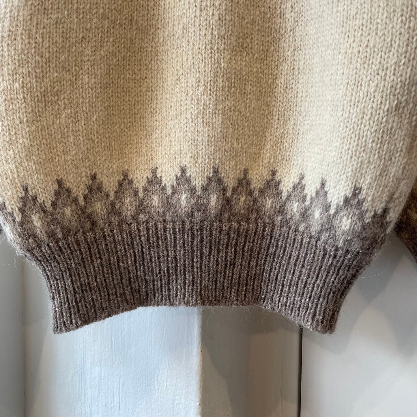Lopapeysa Knit Sweater Beige