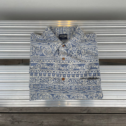 Pattern Shirt Blue
