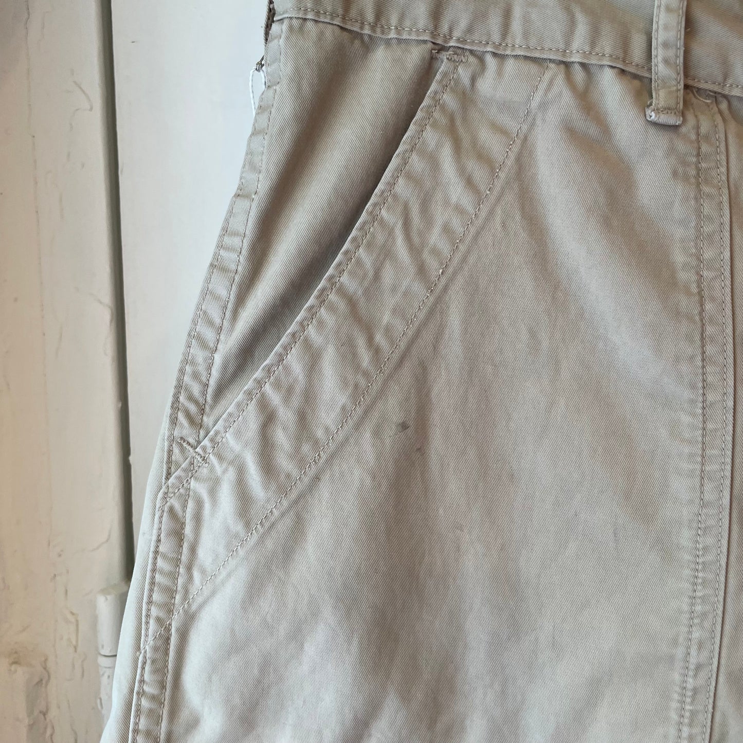Cotton Work Short Ivory