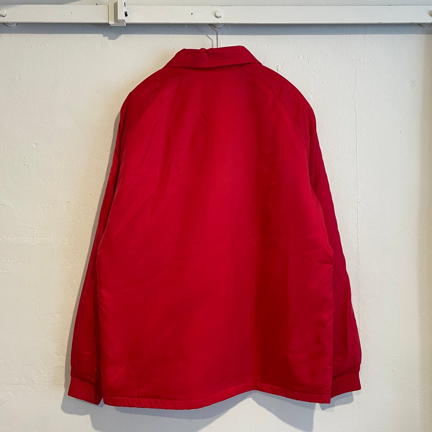 Fleece Lined Coach Jacket Red