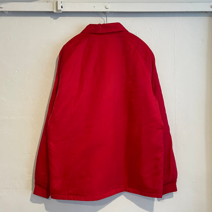 Fleece Lined Coach Jacket Red