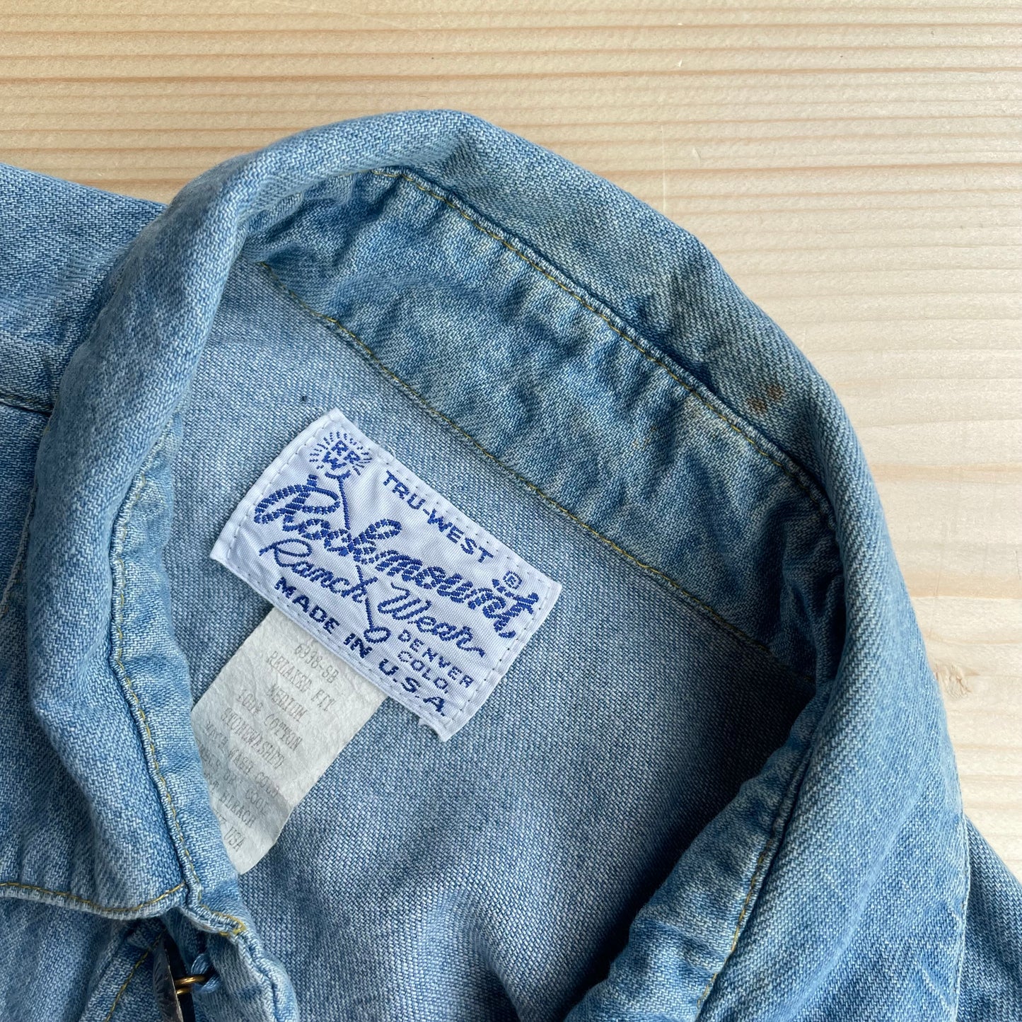 Denim Western Shirt Blue