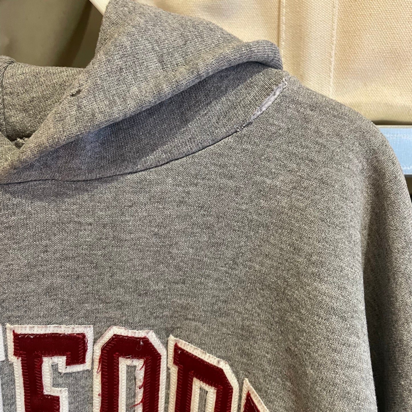 Stanford Arch Hoodie Gray