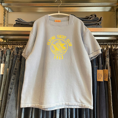 Flying Yacht Club 1963 Print Crewneck Blue