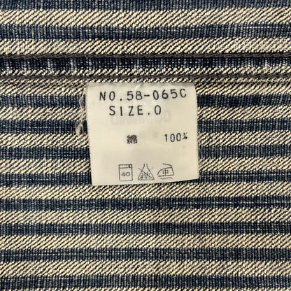 Work Jacket Denim Faded Washed Distressed