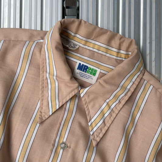 Stripe Shirt Beige