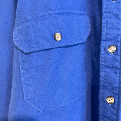 Chamois Cloth Shirt Bluegrey