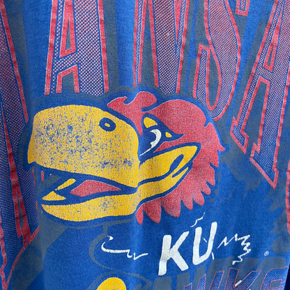 University of Kansas Jayhawks KU Mascot Faded Tank Top