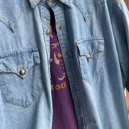 Denim Western Shirt Blue