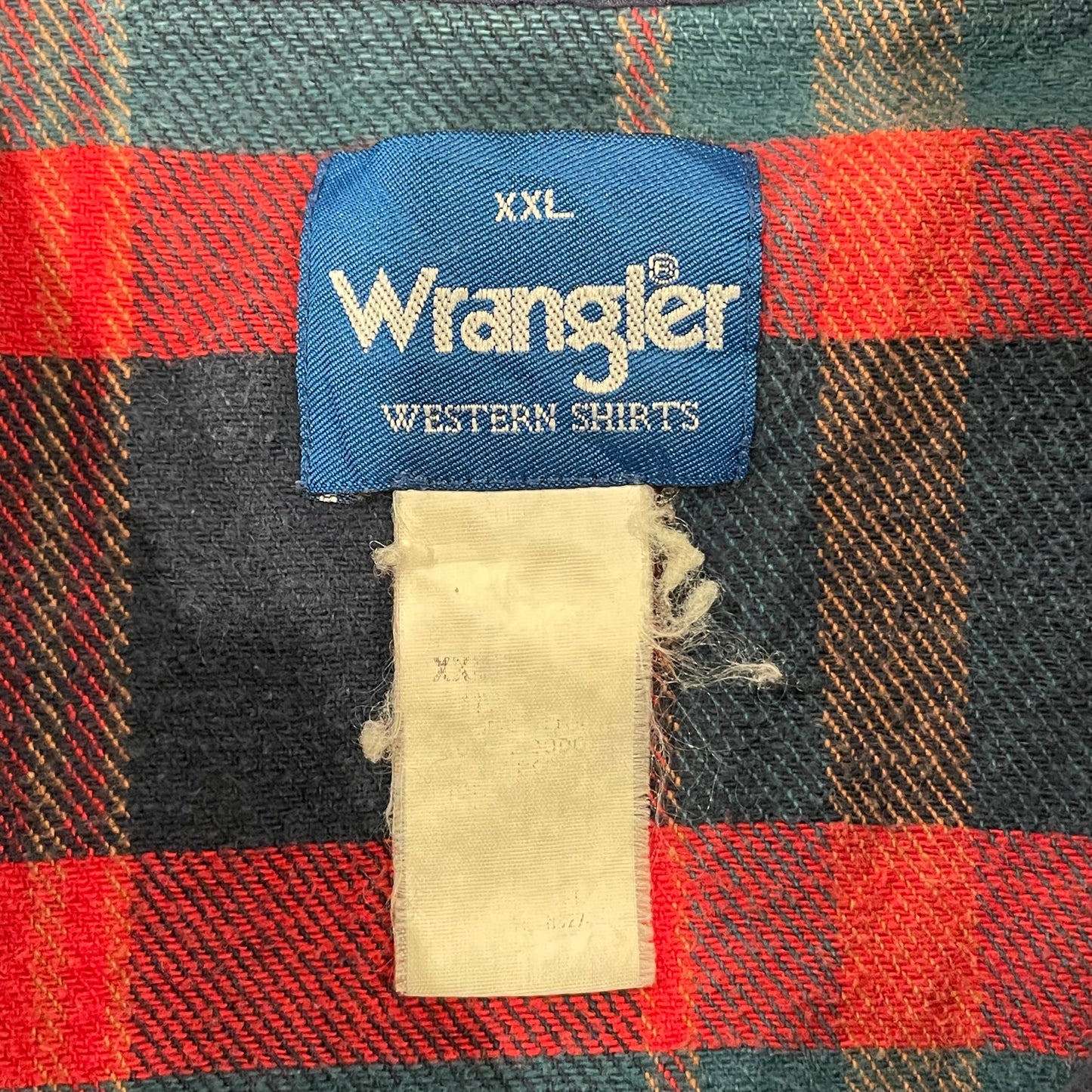 Pearl Snap Western Shirt Red/Navy