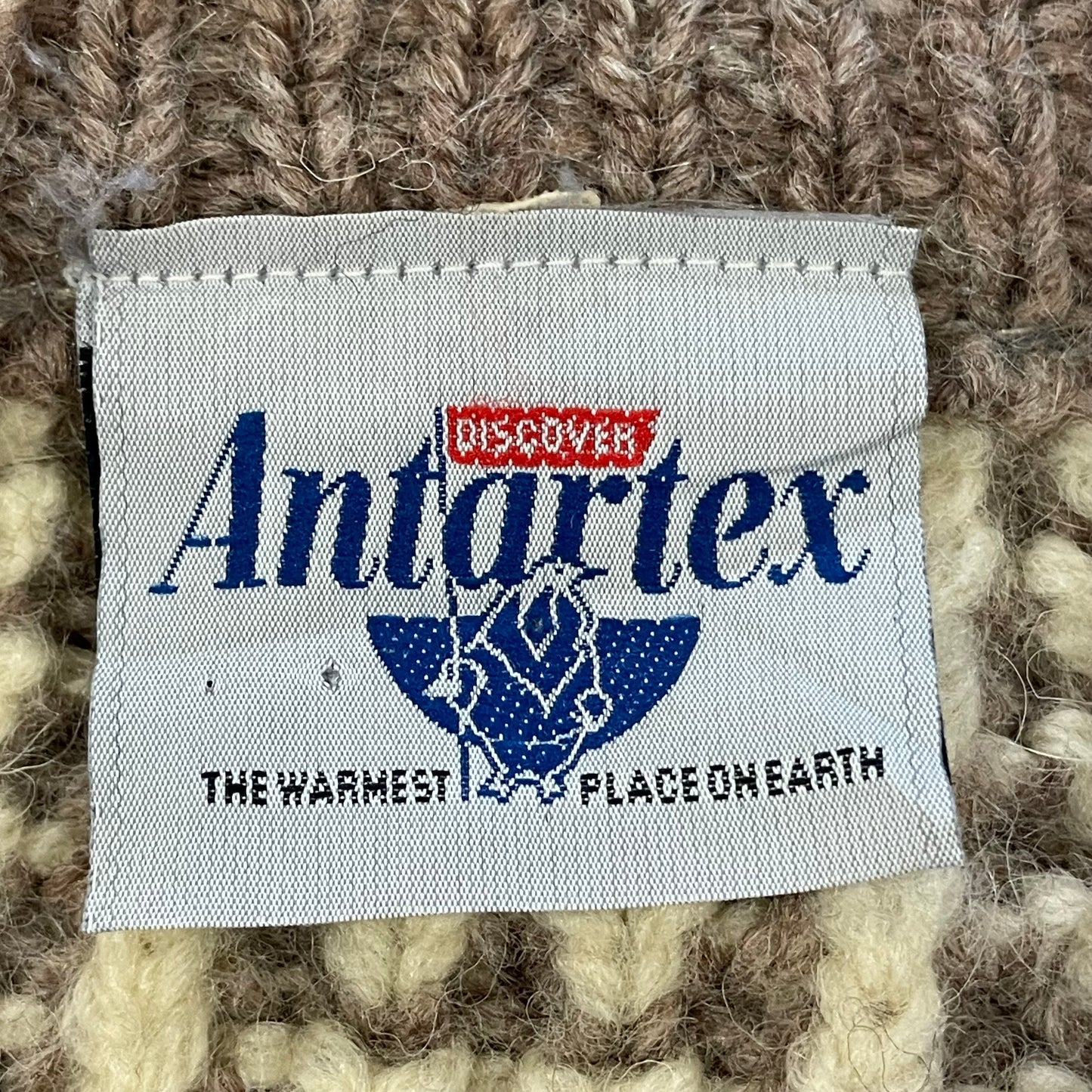 Pure Wool Knit Sweater Greige/Ivory