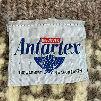 Pure Wool Knit Sweater Greige/Ivory