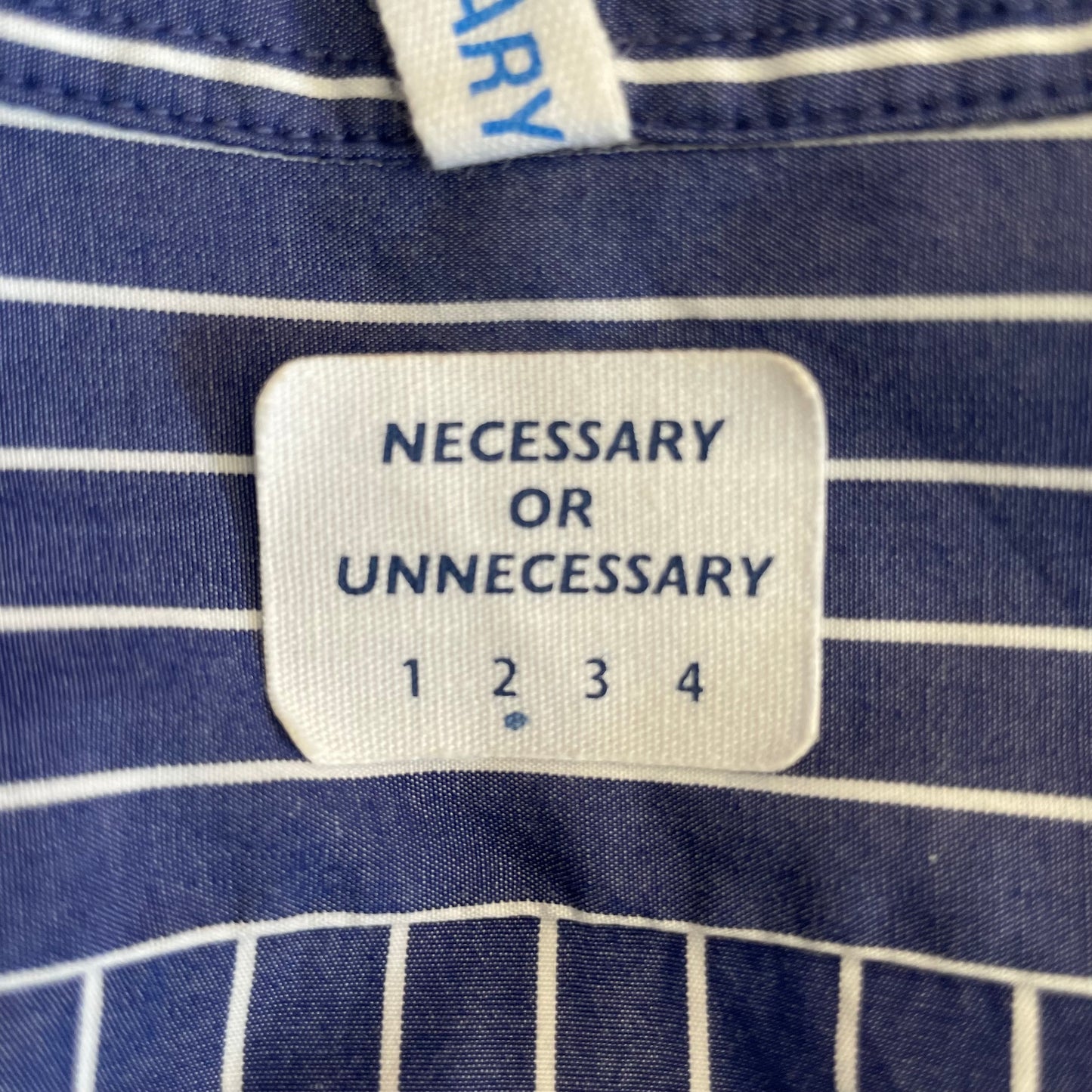 Stripe Shirt Navy/White