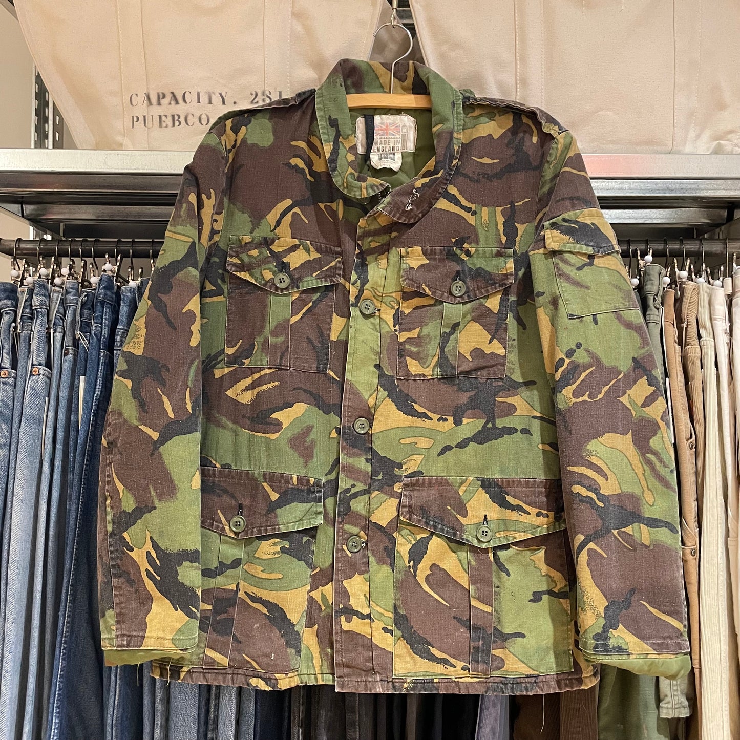 Camouflage Military Jacket Padded