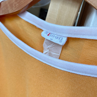 Snap Button T-Shirt Yellow