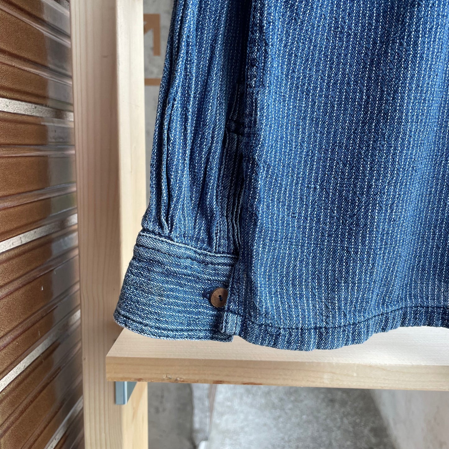 Wabash Stripe Shirt Long Sleeve Blue